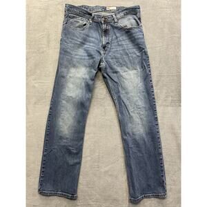 Wrangler Premium Jeans Men's size 36 X 32 Relaxed Boot Cut Denim Jean Pants